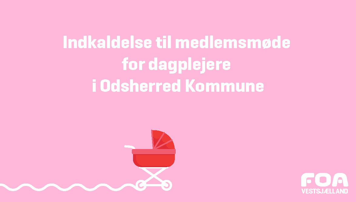 Medlemsmøde for dagplejere i Odsherred Kommune 